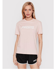 Bluzka . T-Shirt KLASYK Clazzy 1012 Różowy Regular Fit - modivo.pl Prosto