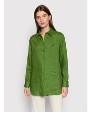 Koszula Koszula 5BMLDQ001 Zielony Oversize - modivo.pl United Colors Of Benetton