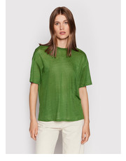 Bluzka T-Shirt 3S1MD101G Zielony Regular Fit - modivo.pl United Colors Of Benetton