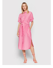 Sukienka Sukienka koszulowa 4YCNDV00X Różowy Regular Fit - modivo.pl United Colors Of Benetton