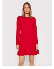 Sukienka Sukienka codzienna WR0VACK5 Czerwony Regular Fit - modivo.pl Red Valentino