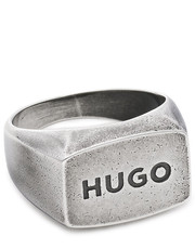 Komplet biżuterii Pierścionek E-Logobold 50472524 Srebrny - modivo.pl Hugo