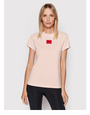 Bluzka T-Shirt Redlabel 50456008 Różowy Slim Fit - modivo.pl Hugo