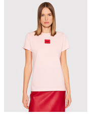 Bluzka T-Shirt Redlabel 0456008 Różowy Slim Fit - modivo.pl Hugo