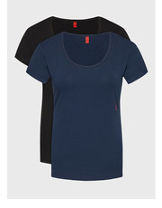 Bluzka Komplet 2 t-shirtów Twin 50480161 Czarny Slim Fit - modivo.pl Hugo
