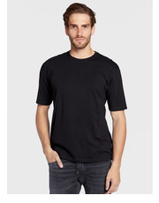 T-shirt - koszulka męska T-Shirt 3I1XS101J Czarny Regular Fit - modivo.pl Sisley