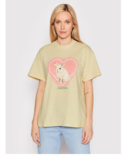 Bluzka T-Shirt Bunny AW22T0001 Beżowy Oversize - modivo.pl Local Heroes