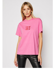 Bluzka T-Shirt Make Out SS21T0034 Różowy Regular Fit - modivo.pl Local Heroes