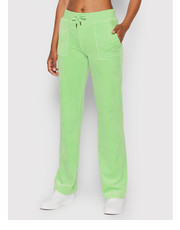 Spodnie Spodnie dresowe Del Ray JCAP180 Zielony Regular Fit - modivo.pl Juicy Couture