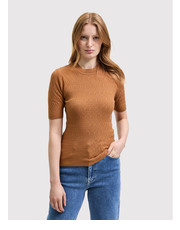 Bluzka Bluzka Darina 16085470 Brązowy Slim Fit - modivo.pl Selected Femme