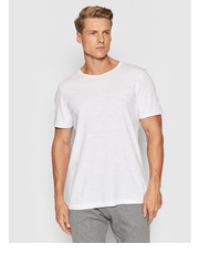 T-shirt - koszulka męska T-Shirt Morgan 16071775 Biały Regular Fit - modivo.pl Selected Homme