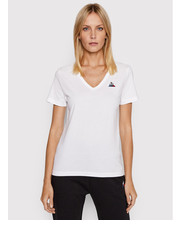 Bluzka T-Shirt 2110384 Biały Regular Fit - modivo.pl Le Coq Sportif