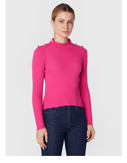 Sweter Sweter CFM0010955003 Różowy Slim Fit - modivo.pl Rinascimento