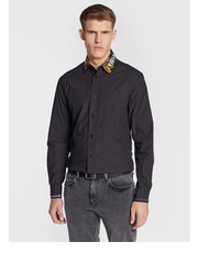 Koszula męska Koszula 73GAL2SB Czarny Regular Fit - modivo.pl Versace Jeans Couture