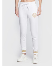 Spodnie Spodnie dresowe V-Emblem 73HAAT07 Biały Slim Fit - modivo.pl Versace Jeans Couture