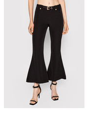 Spodnie Spodnie materiałowe Flared 71HAA111 Czarny Regular Fit - modivo.pl Versace Jeans Couture