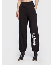 Spodnie Spodnie dresowe Logo 73HAAT15 Czarny Relaxed Fit - modivo.pl Versace Jeans Couture