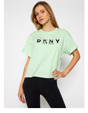 Bluzka DKNY Sport T-Shirt DP0T7854 Zielony Oversize - modivo.pl Dkny Sport