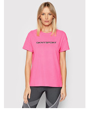 Bluzka DKNY Sport T-Shirt DP1T8771 Różowy Regular Fit - modivo.pl Dkny Sport