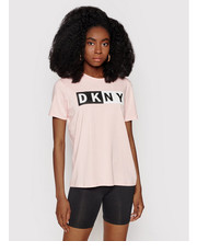 Bluzka DKNY Sport T-Shirt DP1T5894 Różowy Regular Fit - modivo.pl Dkny Sport