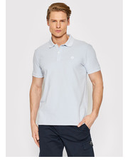 T-shirt - koszulka męska Polo Ted GAPOTEDSL8205MS22 Niebieski Slim Fit - modivo.pl Ecoalf