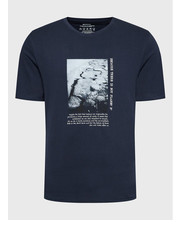 T-shirt - koszulka męska T-Shirt Serta GATSSERTA8031MW22 Granatowy Regular Fit - modivo.pl Ecoalf