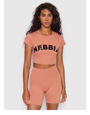 Bluzka T-Shirt Sporty 584 Różowy Slim Fit - modivo.pl Nebbia