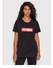 Bluzka T-Shirt 592 Czarny Regular Fit - modivo.pl Nebbia