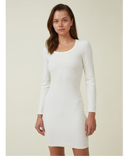 Sukienka Sukienka codzienna 2054242 Biały Slim Fit - modivo.pl Cotton On