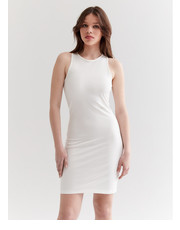 Sukienka Sukienka codzienna Caracas Biały Skinny Fit - modivo.pl Americanos