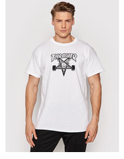 T-shirt - koszulka męska T-Shirt Sk8 Goat Biały Regular Fit - modivo.pl Thrasher