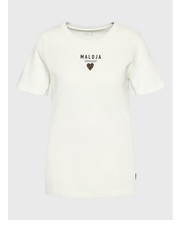 Bluzka T-Shirt Planbellm 34405-1-8585 Biały Regular Fit - modivo.pl Maloja
