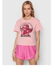 Bluzka T-Shirt RA2232 J5972 Różowy Relaxed Fit - modivo.pl Blugirl Blumarine