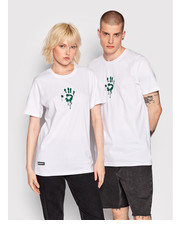 Bluzka T-Shirt Unisex I See Dead Haters Biały Regular Fit - modivo.pl Diamante Wear