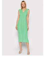 Sukienka Sukienka codzienna Joy Sl Knit RM1091 Zielony Slim Fit - modivo.pl Remain