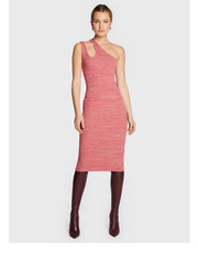 Sukienka Sukienka dzianinowa Mila Knit RM1674 Różowy Slim Fit - modivo.pl Remain