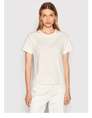 Bluzka Ba&sh T-Shirt Ibony 1H22IBON Beżowy Regular Fit - modivo.pl Ba&Sh