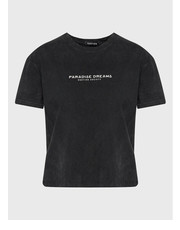 Bluzka T-Shirt Paradise Dreams AL004-01-M002 Czarny Regular Fit - modivo.pl Kaotiko