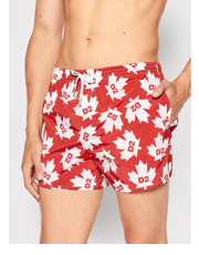 Krótkie spodenki męskie Szorty kąpielowe D7B644080.64850 Czerwony Regular Fit - modivo.pl Dsquared2 Underwear