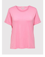 Bluzka ONLY Carmakoma T-Shirt Carma 15238147 Różowy Loose Fit - modivo.pl Only Carmakoma