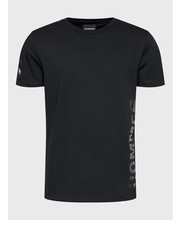 T-shirt - koszulka męska T-Shirt LF2243000700 Czarny Regular Fit - modivo.pl Les Hommes