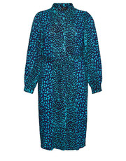 Sukienka Sukienka koszulowa Kittie 10278551 Niebieski Regular Fit - modivo.pl Vero Moda Curve