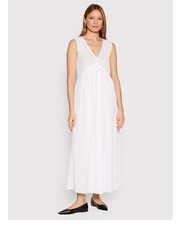 Sukienka Sukienka letnia Volante 32210128 Biały Regular Fit - modivo.pl Max Mara Beachwear