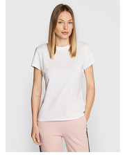 Bluzka T-Shirt 00GWS2K142 Biały Regular Fit - modivo.pl Calvin Klein Performance