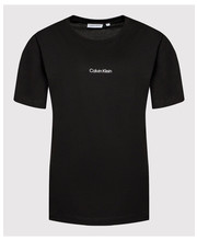 Bluzka T-Shirt Inclusive Micro Logo K20K203712 Czarny Regular Fit - modivo.pl Calvin Klein Curve