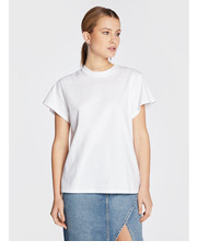 Bluzka T-Shirt Tabitha F036 Biały Regular Fit - modivo.pl Iro