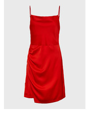 Sukienka Sukienka koktajlowa Dotteadrape 26028266 Czerwony Slim Fit - modivo.pl Yas
