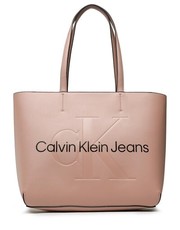Shopper bag Torebka Sculpted Shopper29 K60K607464 Różowy - modivo.pl Calvin Klein Jeans
