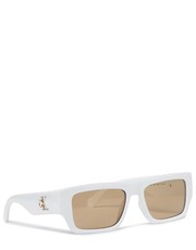 Okulary Okulary przeciwsłoneczne CKJ22635S Biały - modivo.pl Calvin Klein Jeans