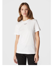 Bluzka T-Shirt J20J219889 Biały Regular Fit - modivo.pl Calvin Klein Jeans